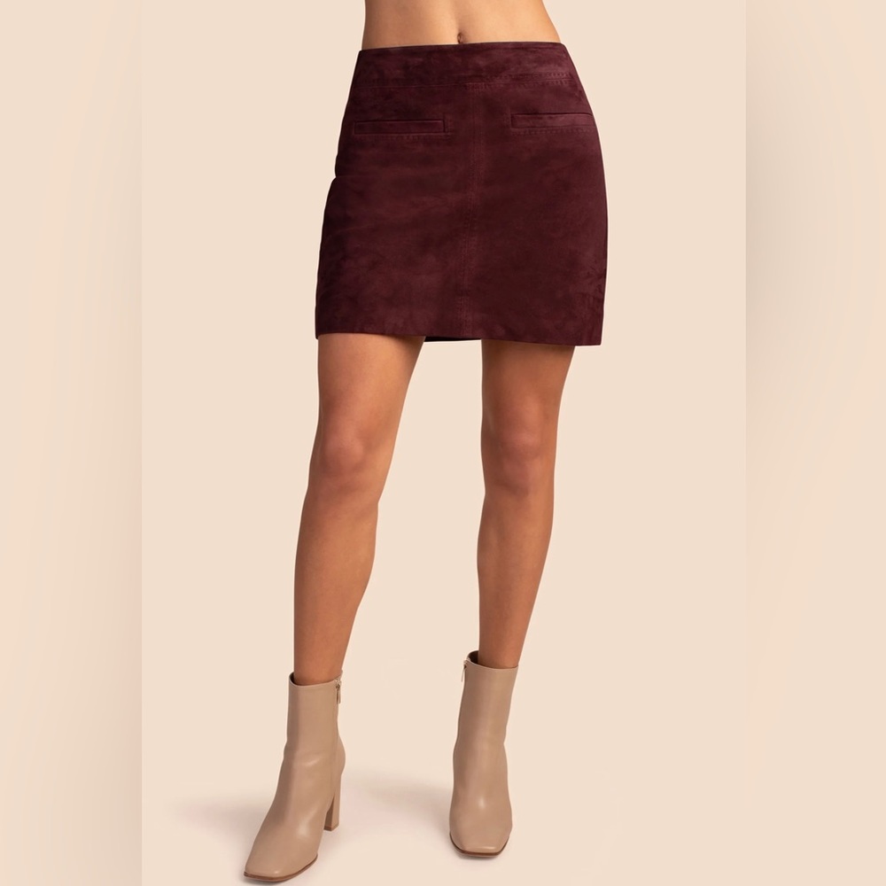 Trina Turk Virtual Skirt in Radicchio Sz 6 NWT